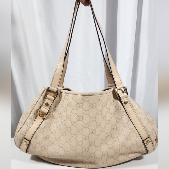 Gucci Abbey light pink all leather tote. Rubs on corners and on back of bag - Picture 1 of 16